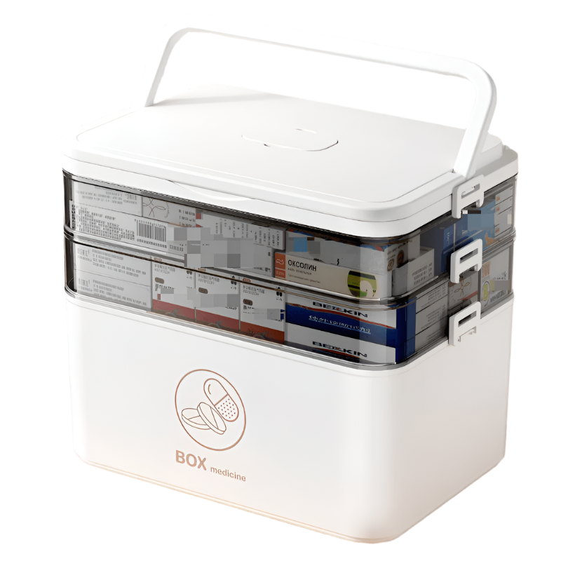 NNETM Medicine Storage Box Large Waterproof