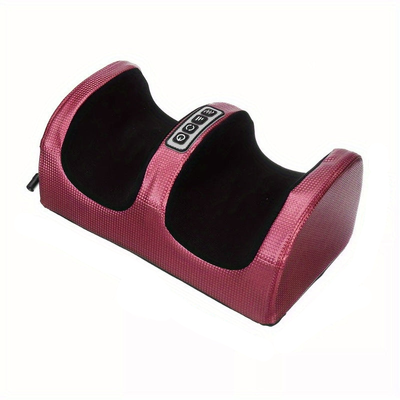NNETM Foot Massager Machine – Electric Heated Kneading(Red)