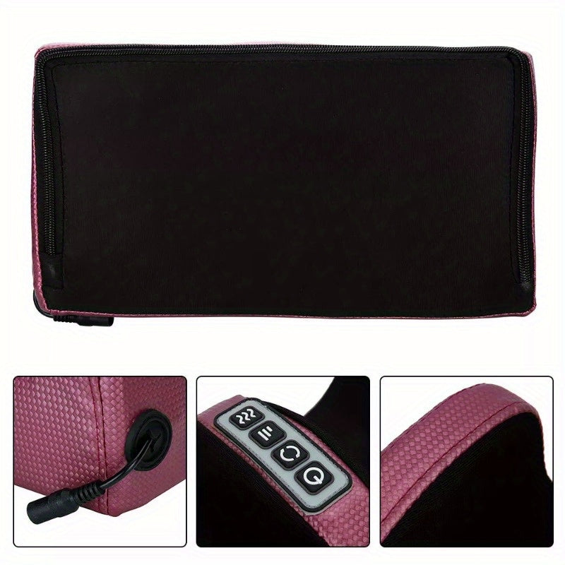 NNETM Foot Massager Machine – Electric Heated Kneading(Red)