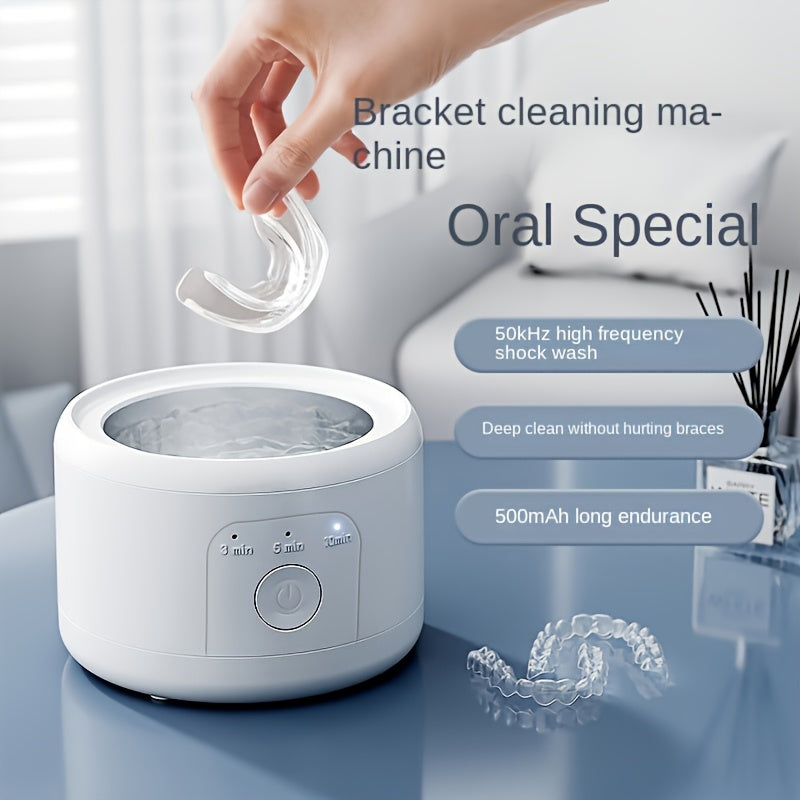 NNETM Portable Ultrasonic Denture Cleaner & Retainer Washer