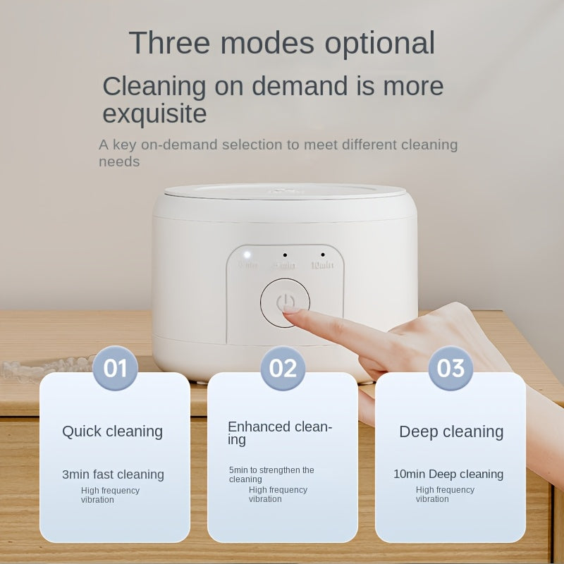 NNETM Portable Ultrasonic Denture Cleaner & Retainer Washer