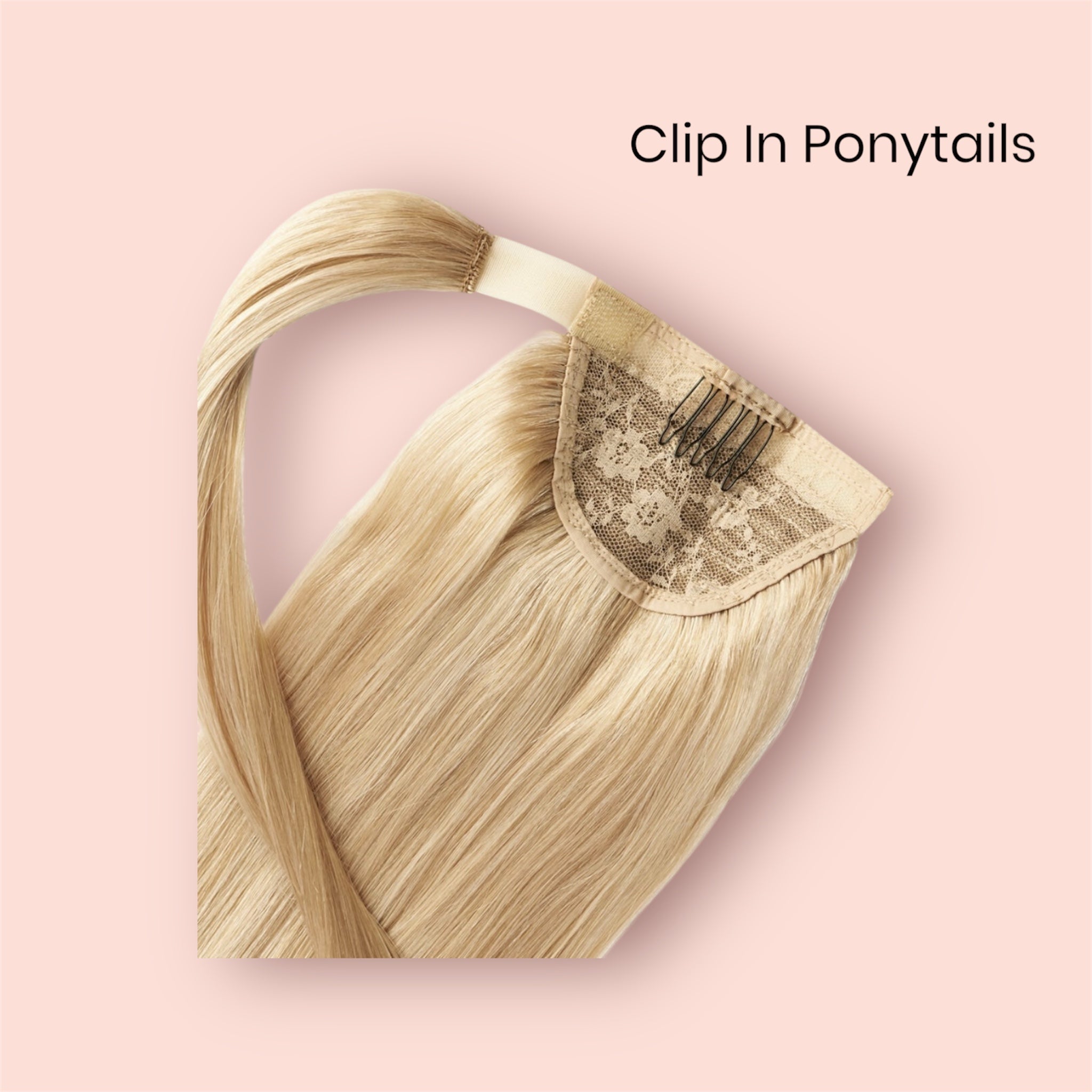 Ponytail Clip In Medium Brown #4