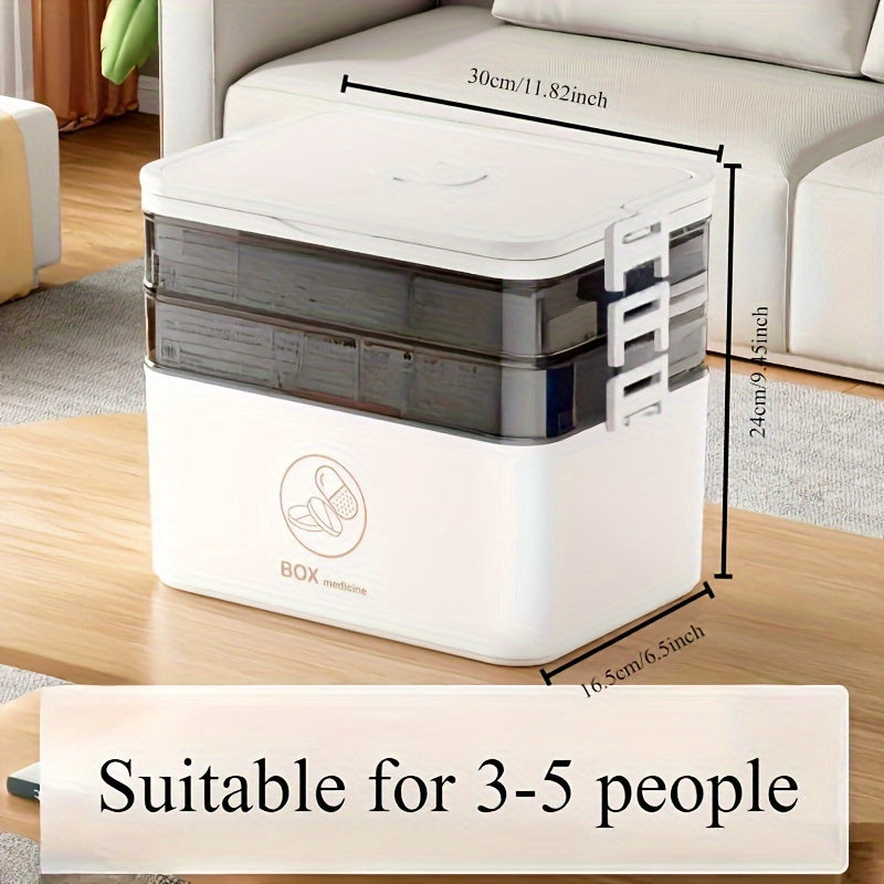 NNETM Medicine Storage Box Large Waterproof