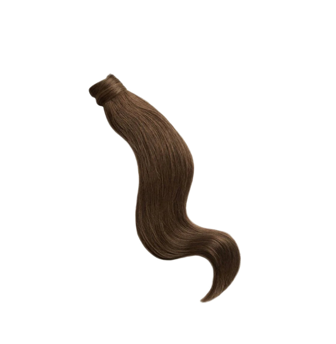 Ponytail Clip In Medium Brown #4